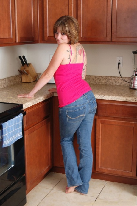 BBW-Jeans erotische heiße foto