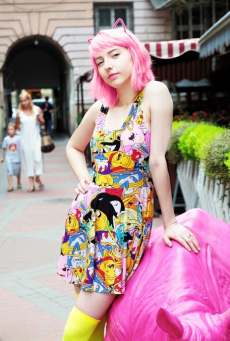 tiener cosplay heet exclusief foto