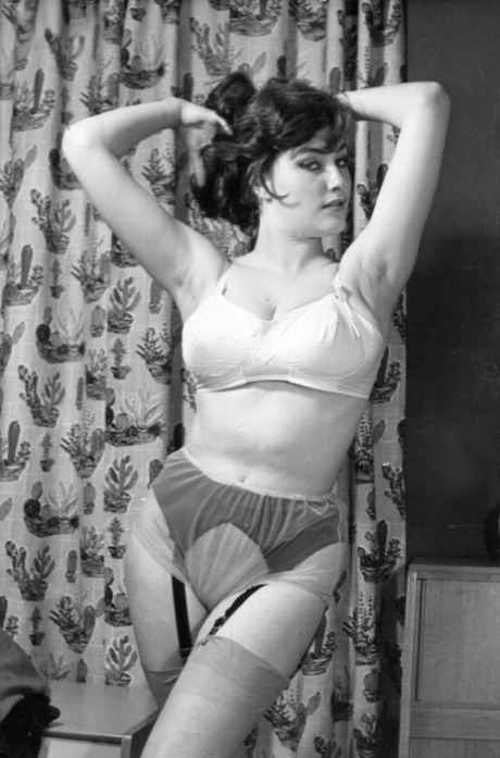 vintage donje rublje seksi gole fotografija