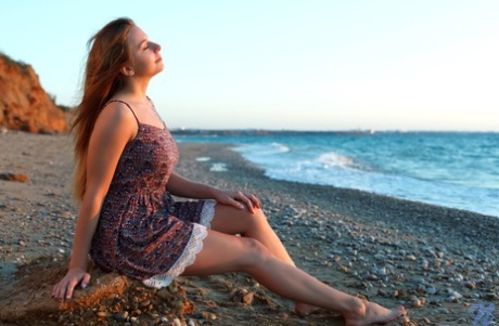 ragazza dai capelli rossi bella arte fotografie