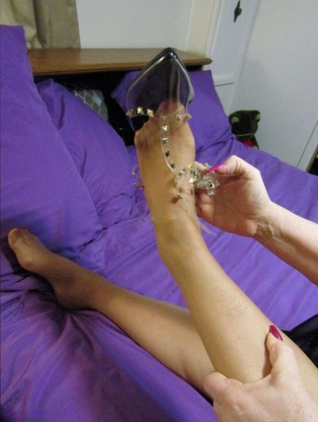 mormor höga klackar vackert sex bild