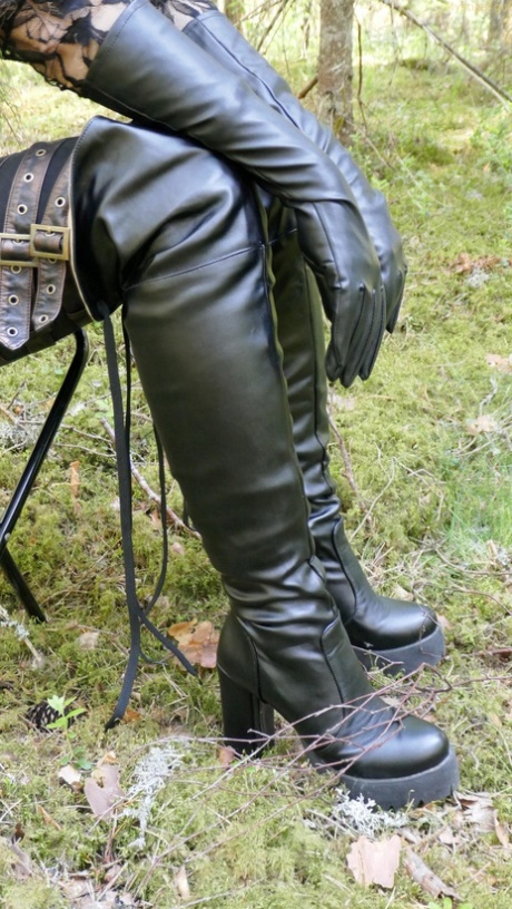 thigh high boots naked galleries