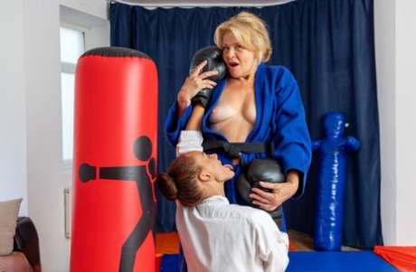 fitness blondin hög kvalitet foto