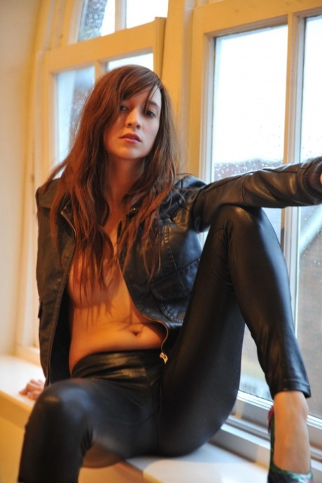 leggings de cuero caliente agradable galerías