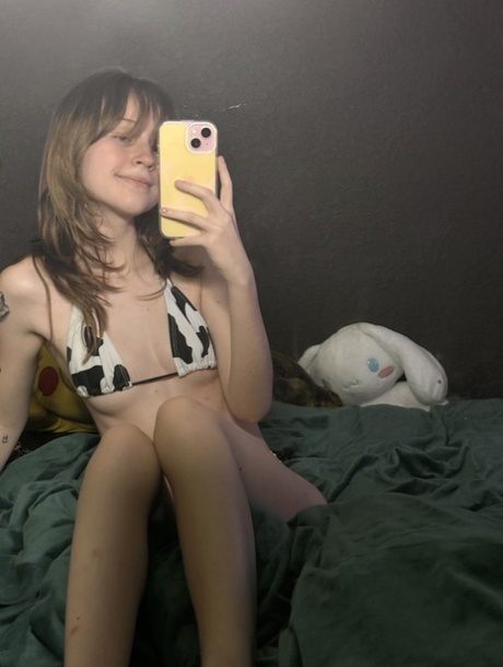 amatör tonårsselfie konst het bild