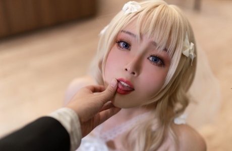 blondynka azjatka piękny, darmowy zdjęcie