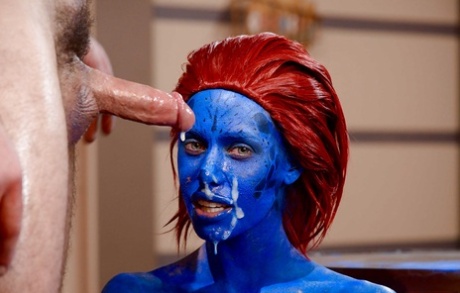 cosplay sperma umetniška gola galerija