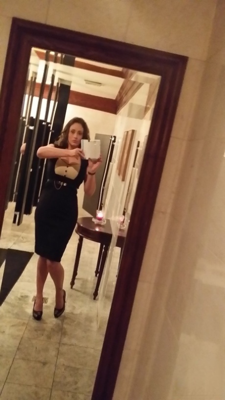 milf-selfie vacker perfekt foton