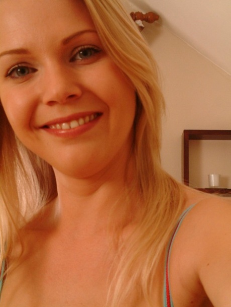 blondes Selfie perfekte archiv