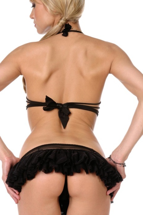 lingerie loira melhor arte foto