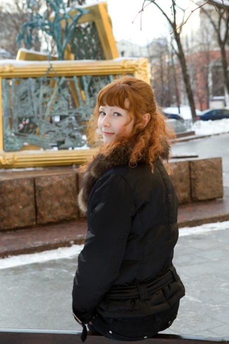 curly redhead free images