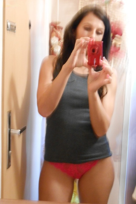 selfie v zrcadle nahá zdarma obraz