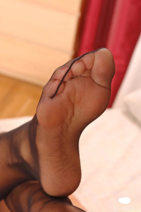 piedi di collant bellissima cima galleria