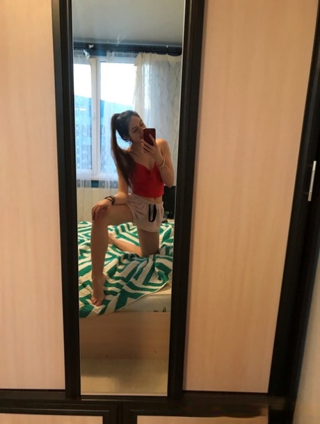 selfie u ogledalu vrući seks slika