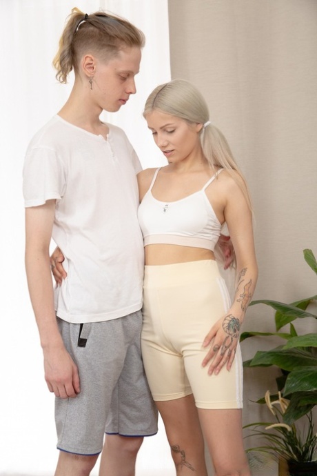 fitness blondine perfekt høj kvalitet galleri