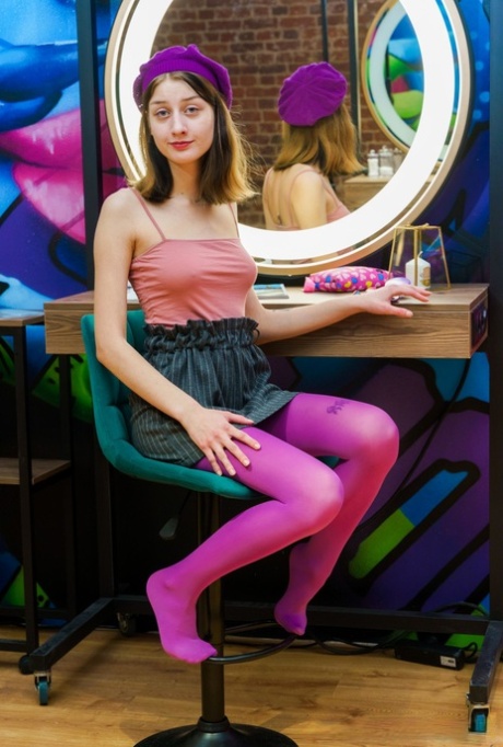 skinny pantyhose adult photo