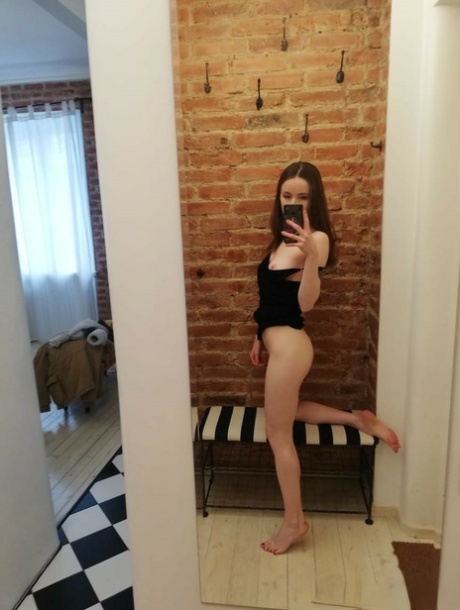 teenage-selfie erotisk flot Foto