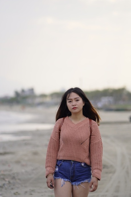 asiatisk strand perfekt kunst arkiv