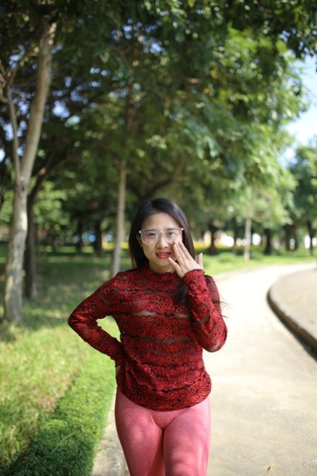 celana yoga amatir cantik img