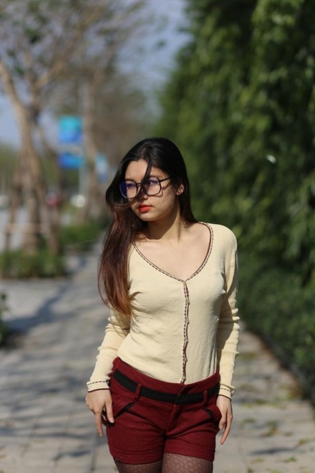 brunettebriller varm hd billeder