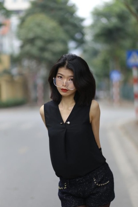asiatiske briller varm hd Foto