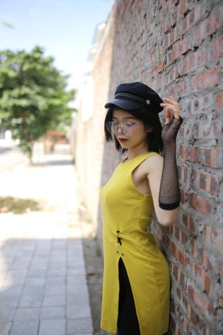 asian glasses adult image