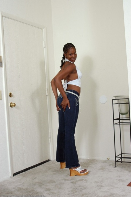ebbenhouten jeans top heet afb