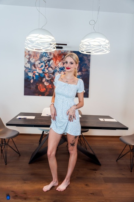 mager blond mogen topp bäst foto